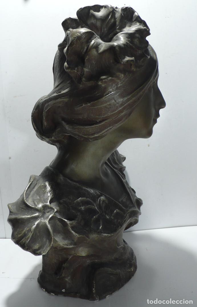 Arte: ESCULTURA BUSTO DE MUJER - Foto 4