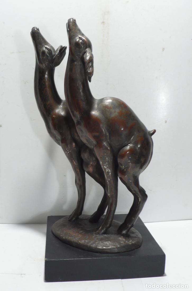 Arte: escultura de 2 cervatillo - Foto 1