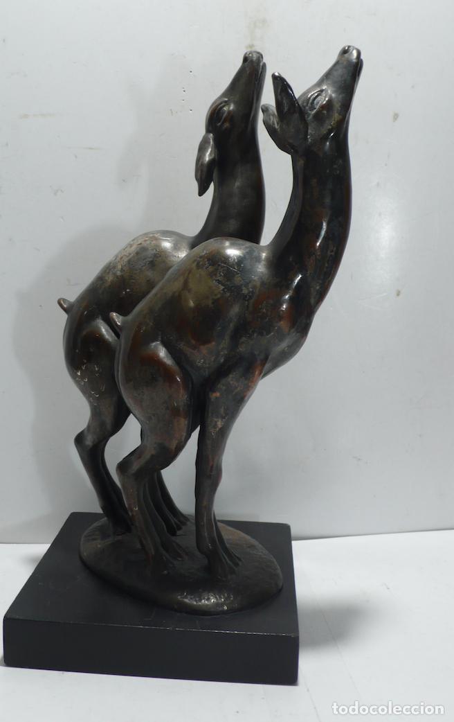 Arte: escultura de 2 cervatillo - Foto 3