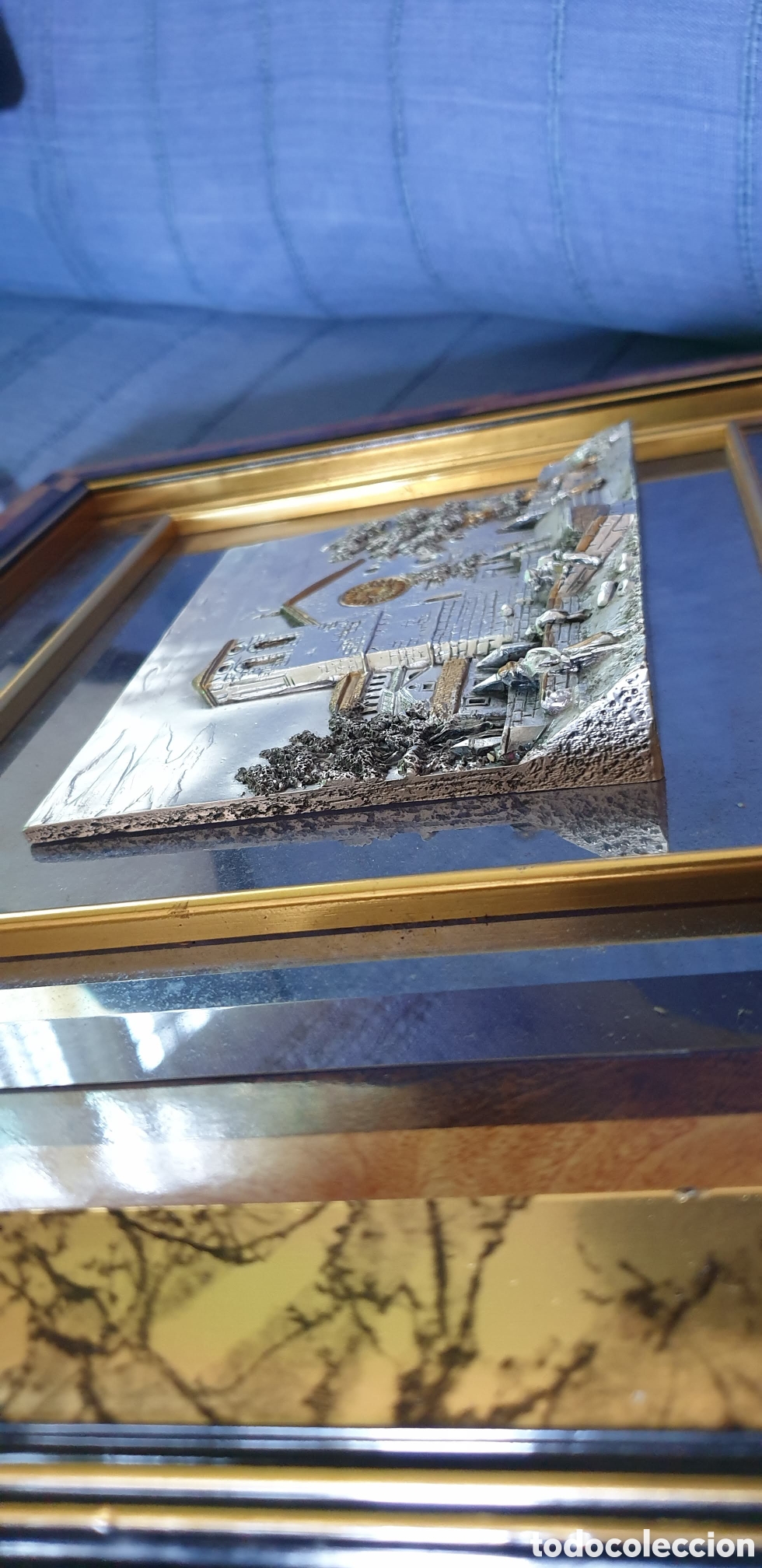 Arte: Cuadro en plata laminada de Brunel - Foto 2