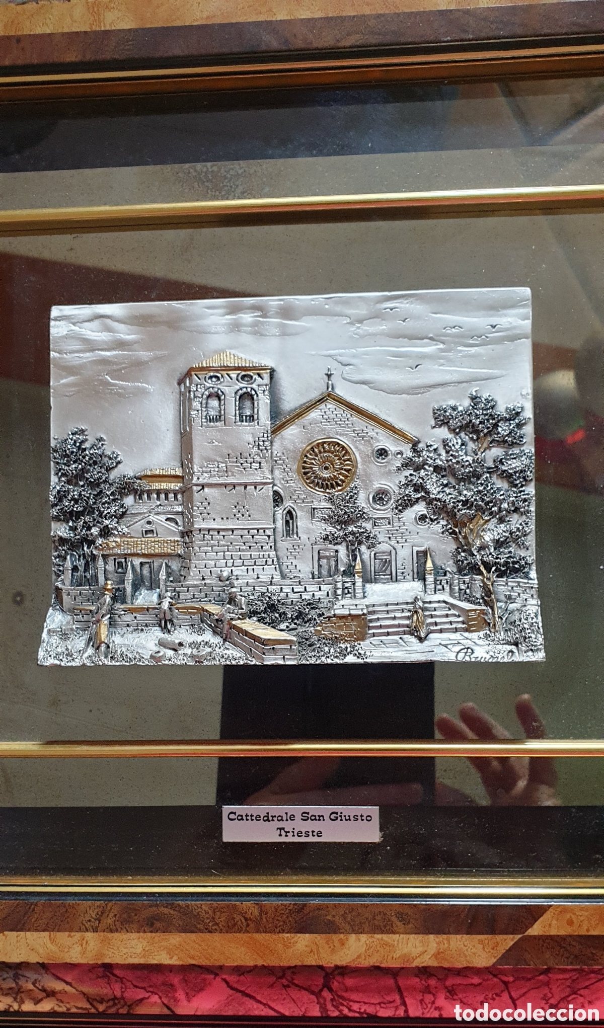 Arte: Cuadro en plata laminada de Brunel - Foto 1