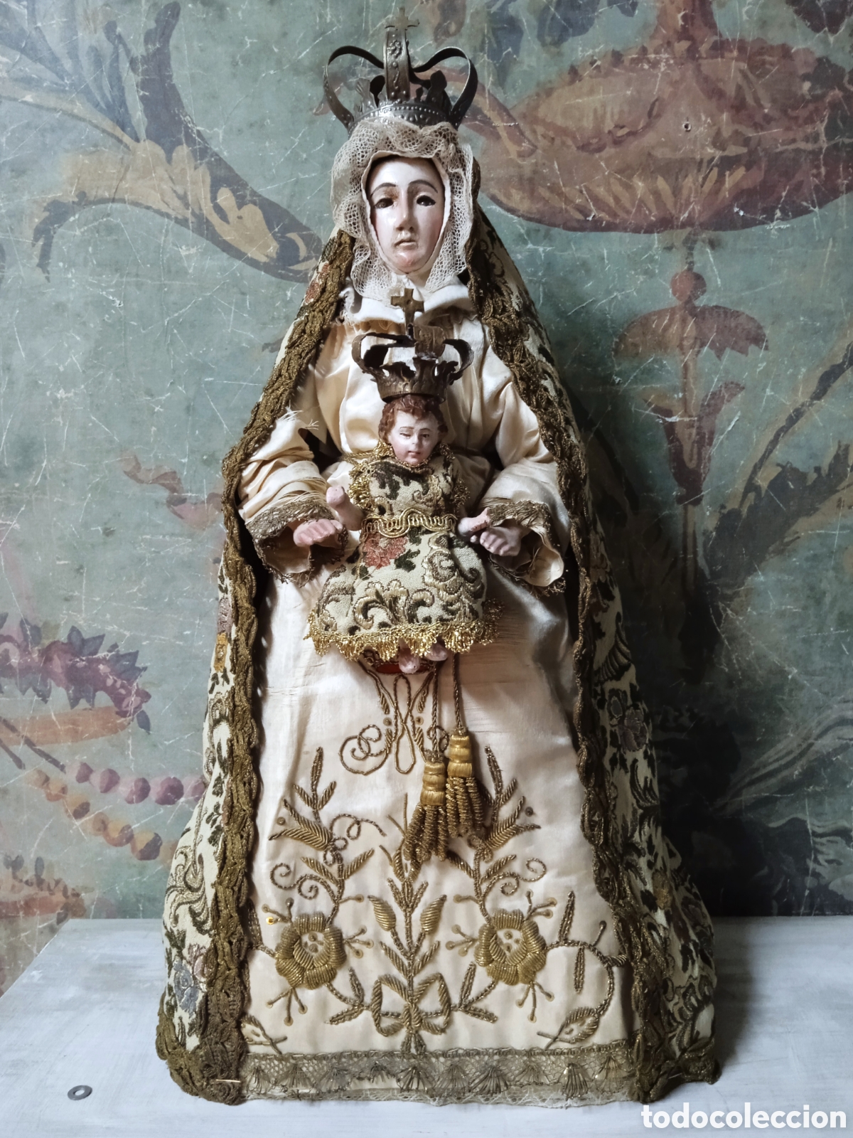 Arte: Virgen vestidera con ni&ntilde;o - Foto 1