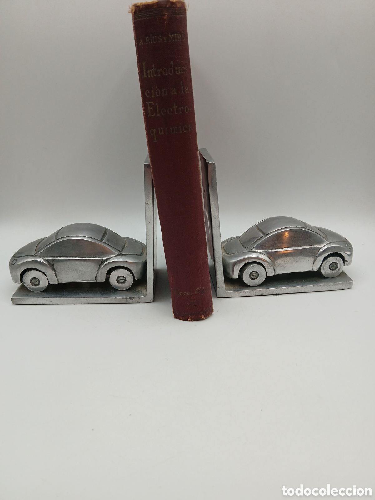 Arte: Sujeta libros Art Deco aluminio - Foto 2