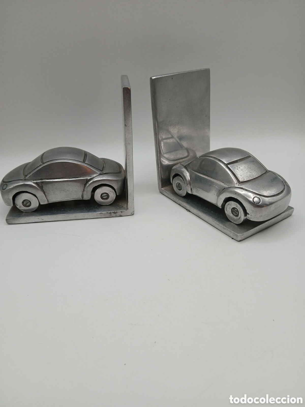 Arte: Sujeta libros Art Deco aluminio - Foto 3