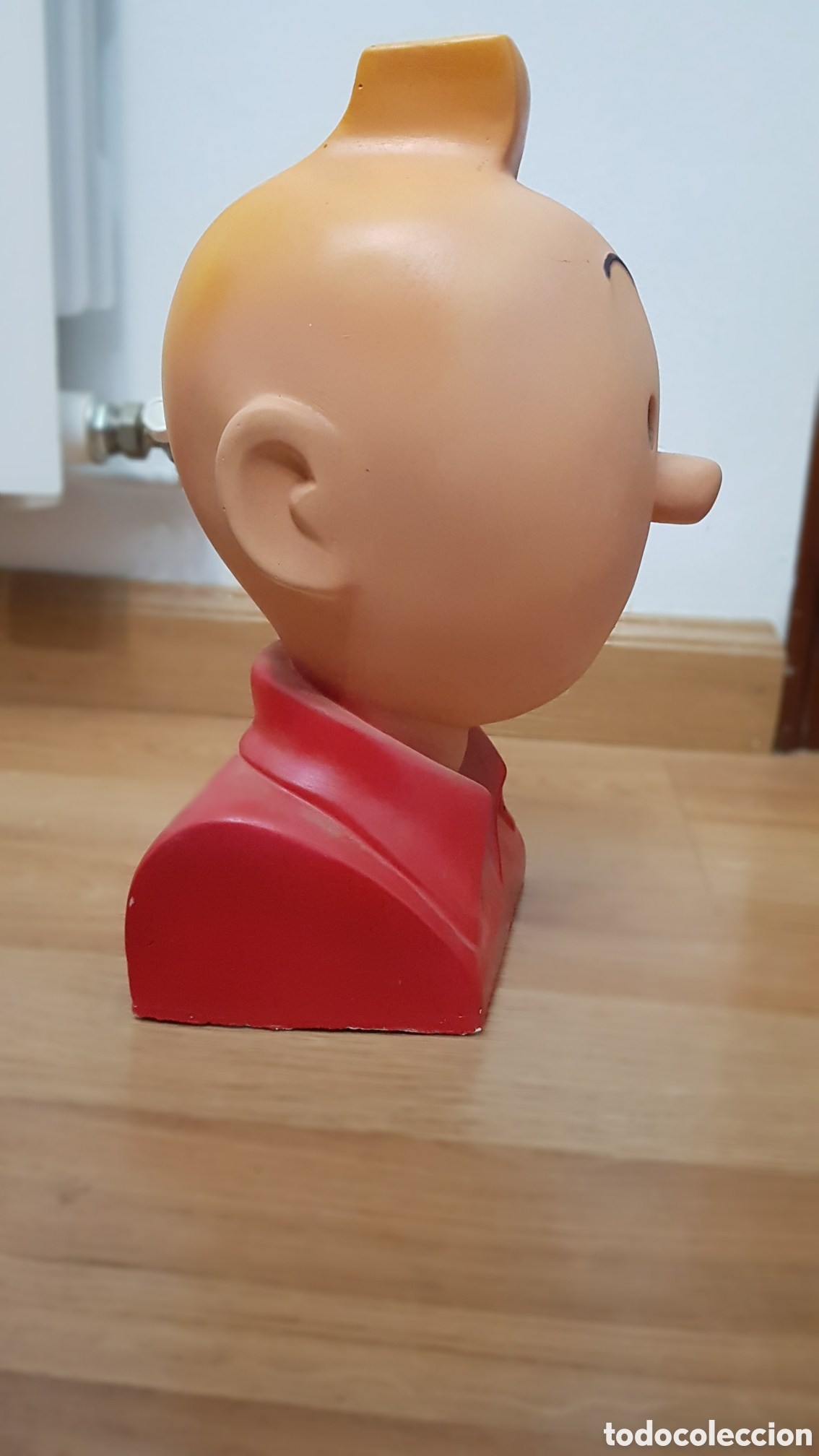 Arte: Gran busto de tintin. Escayola - Foto 2