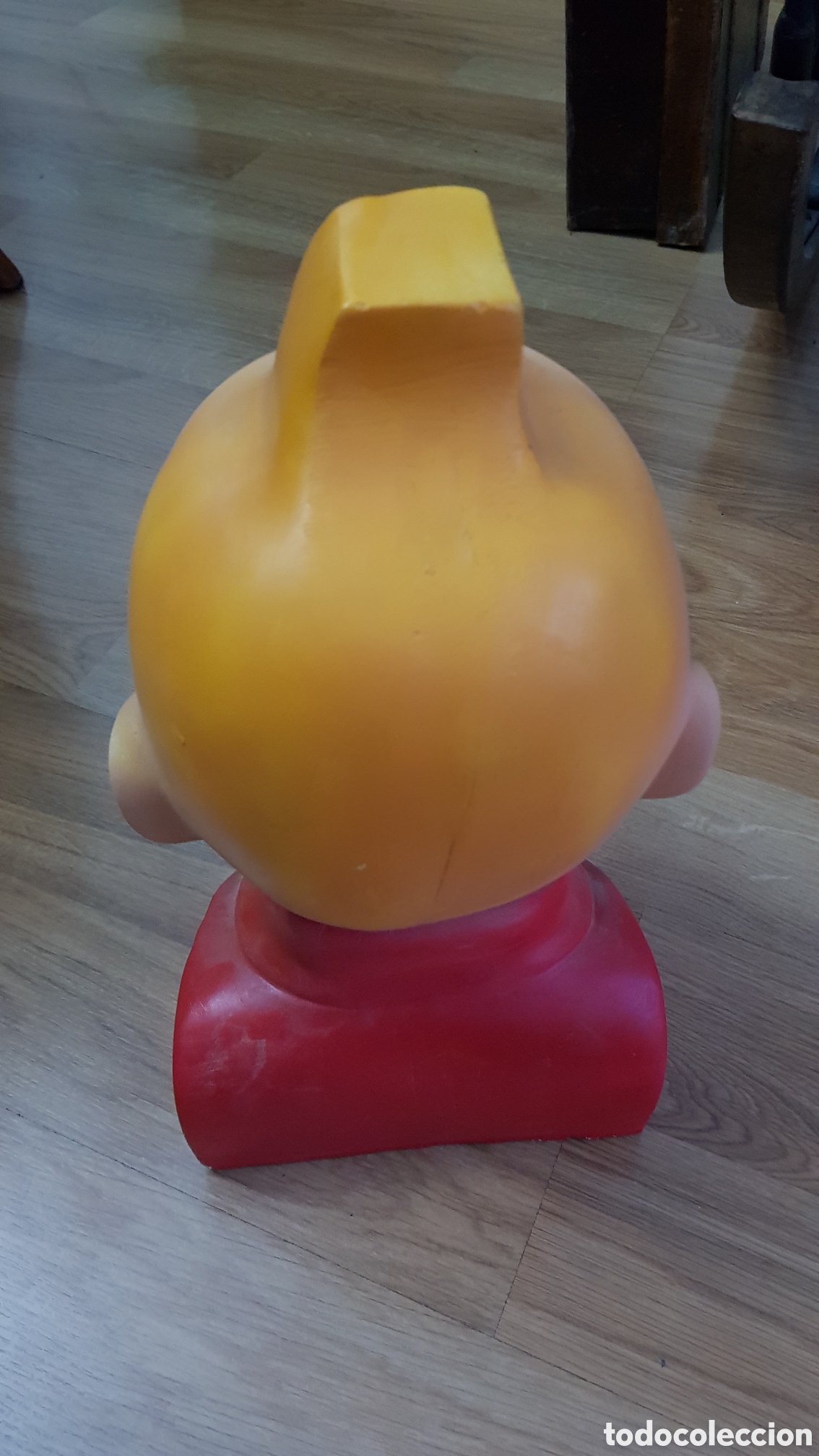 Arte: Gran busto de tintin. Escayola - Foto 5