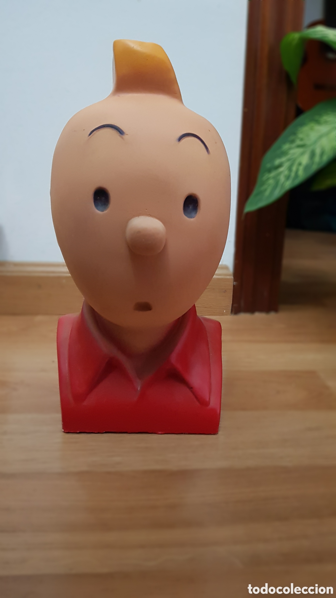 Arte: Gran busto de tintin. Escayola - Foto 1