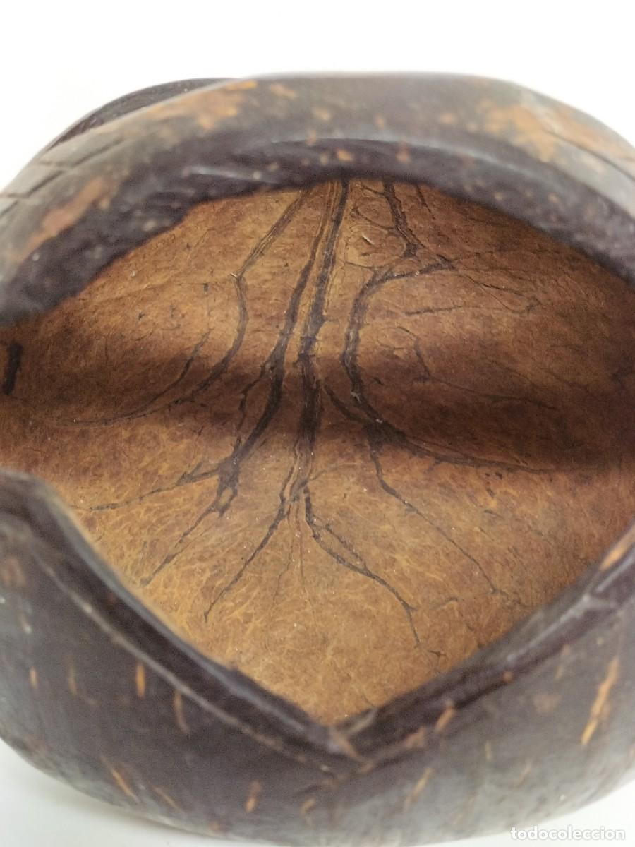 Arte: Preciosa Cesta - en Coco Tallado a Mano - Foto 7
