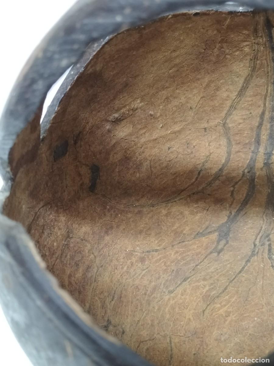 Arte: Preciosa Cesta - en Coco Tallado a Mano - Foto 8
