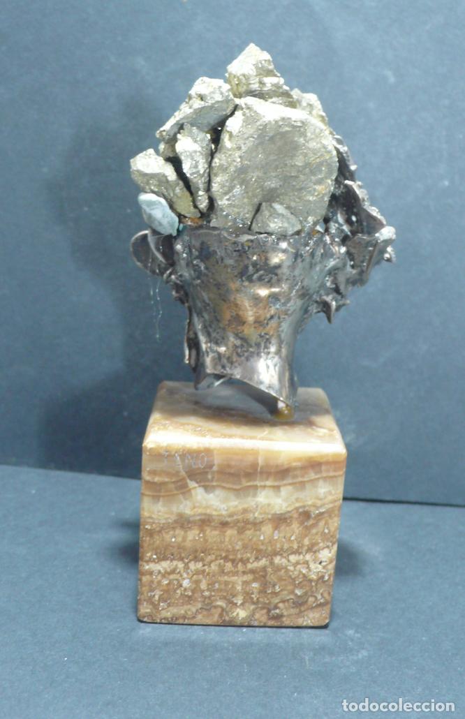 Arte: PEQUE&Ntilde;A ESCULTURA DE UNA CARA - Foto 3