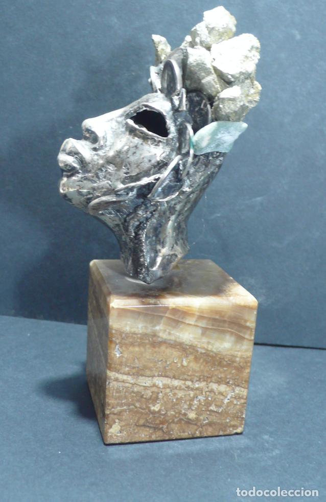 Arte: PEQUE&Ntilde;A ESCULTURA DE UNA CARA - Foto 4