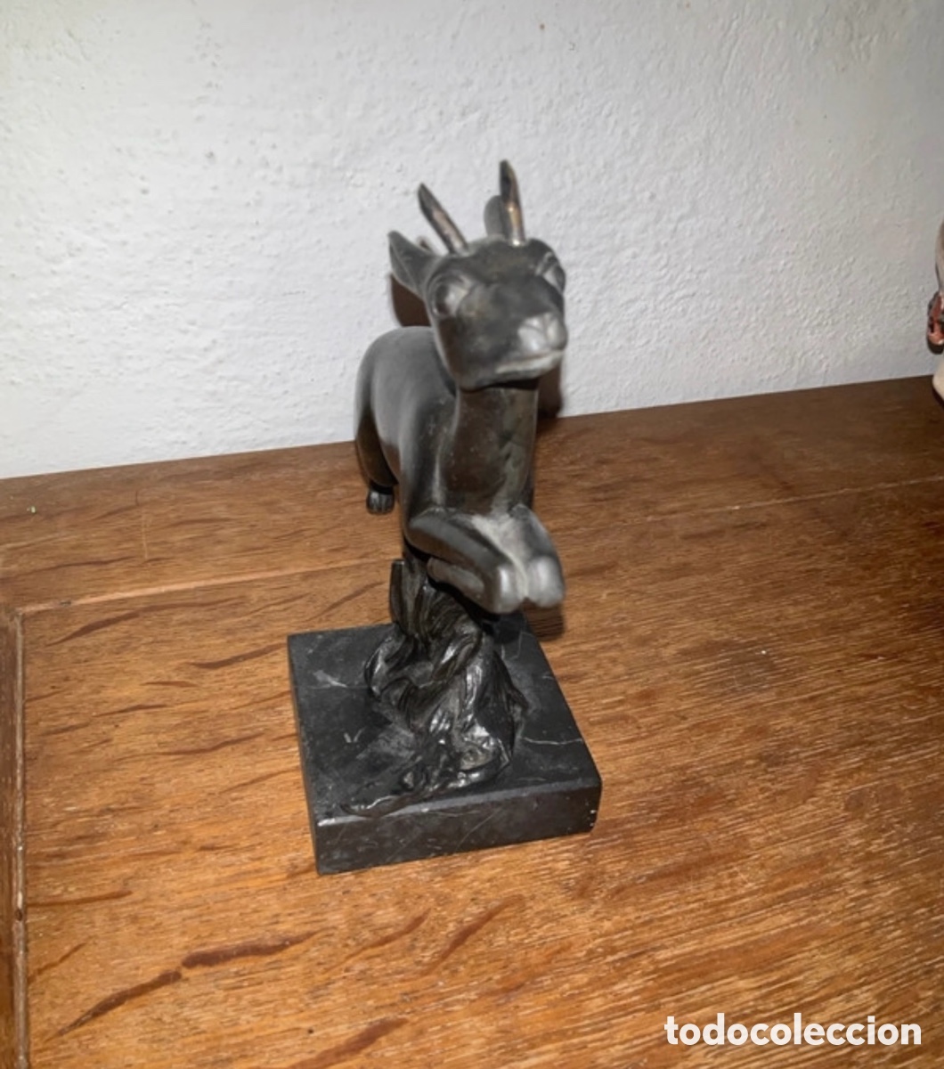 Arte: Ciervo saltador vintage Art D&eacute;co - Foto 2