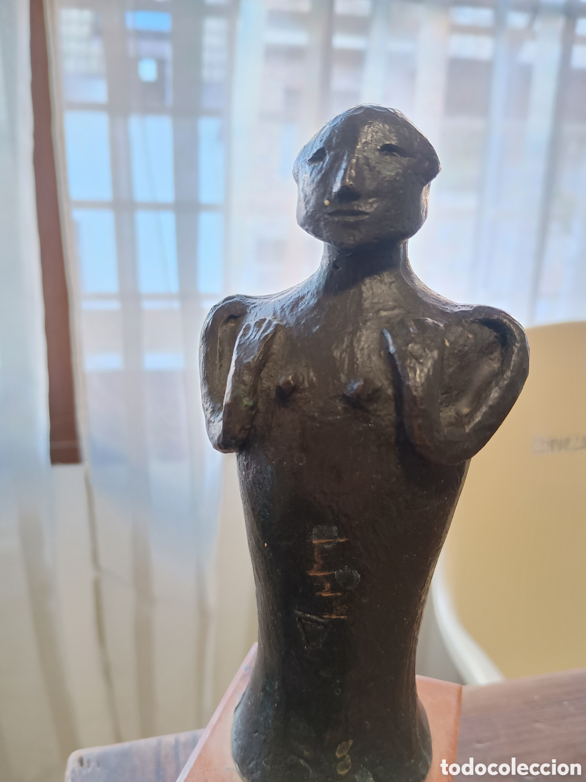 Arte: Escultura bronce cobre m&aacute;rmol - Foto 2