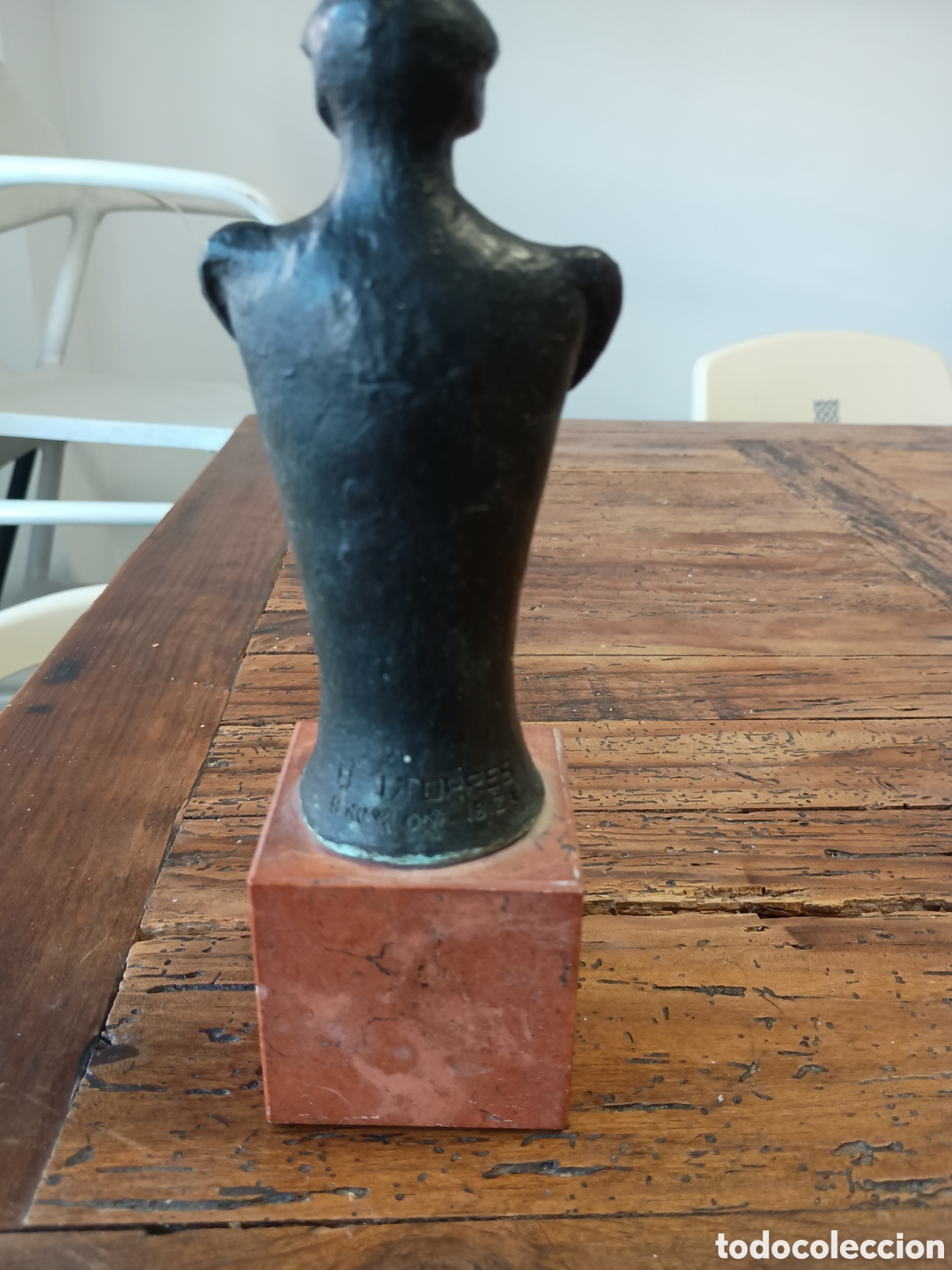Arte: Escultura bronce cobre m&aacute;rmol - Foto 4