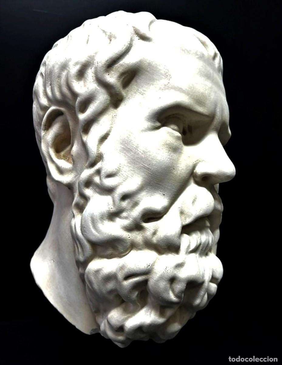 Arte: CABEZA DEL FILOSOFO SOCRATES - Foto 2