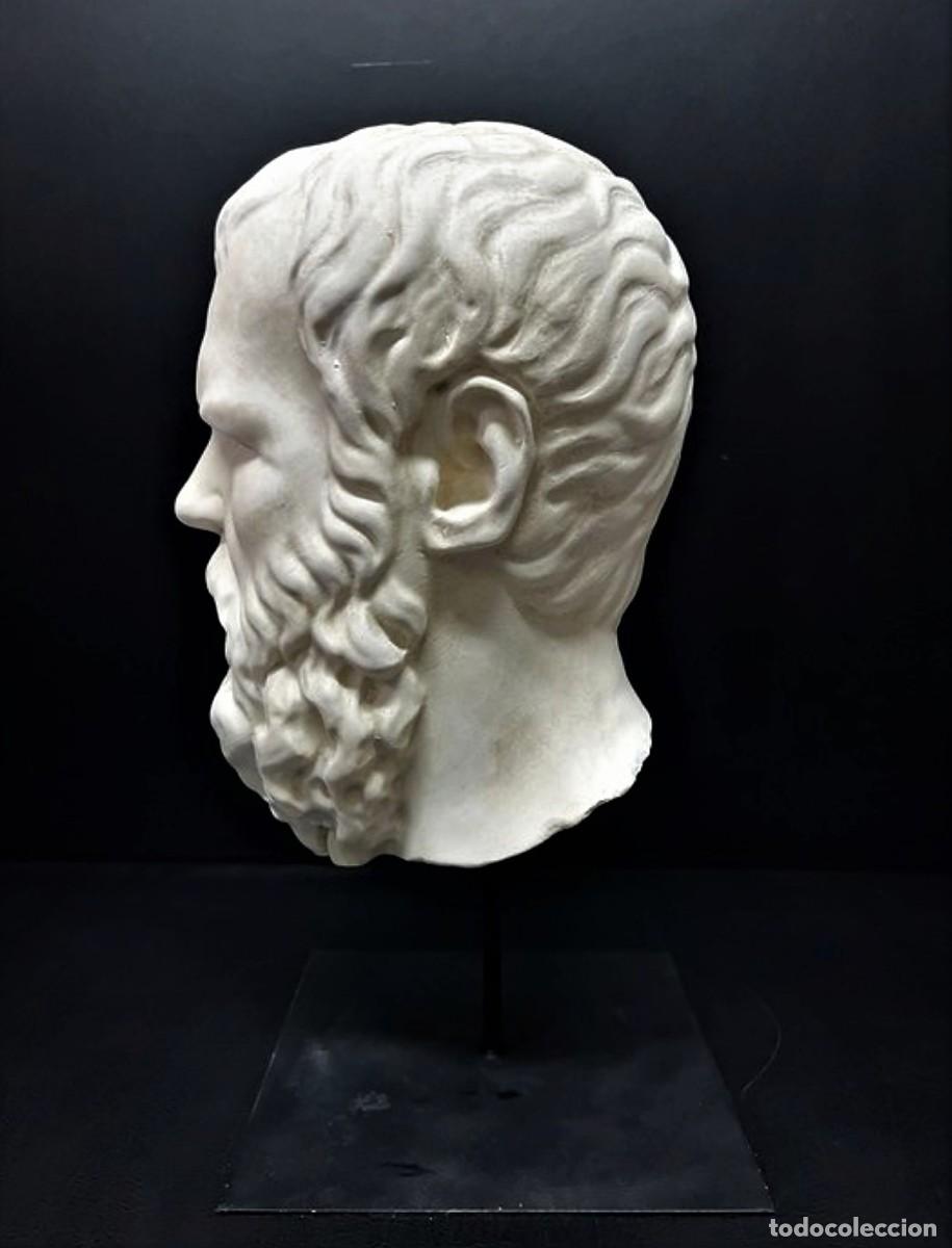 Arte: CABEZA DEL FILOSOFO SOCRATES - Foto 5