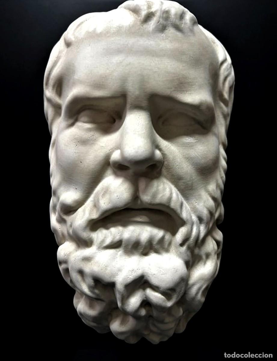 Arte: CABEZA DEL FILOSOFO SOCRATES - Foto 6