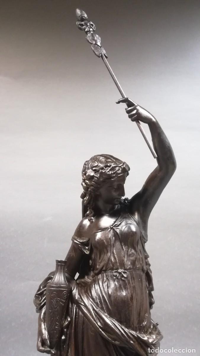 Arte: FIGURA DE CALAMINA DE UNA DAMA - Foto 2