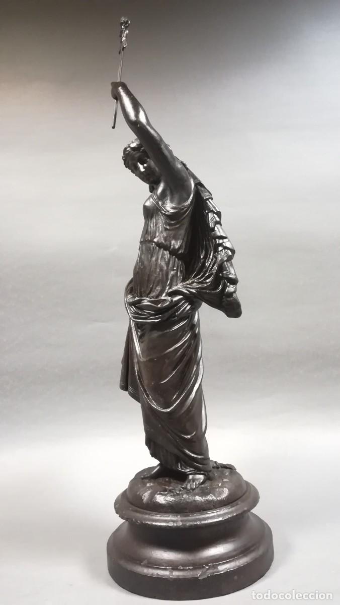 Arte: FIGURA DE CALAMINA DE UNA DAMA - Foto 4