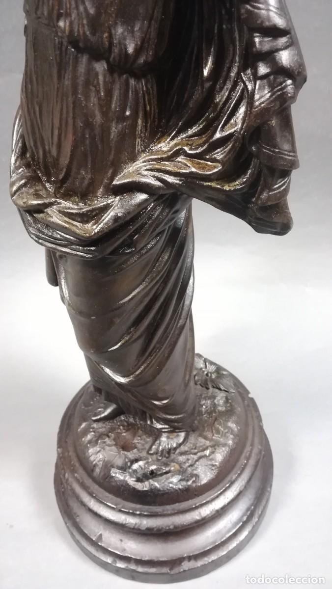 Arte: FIGURA DE CALAMINA DE UNA DAMA - Foto 5