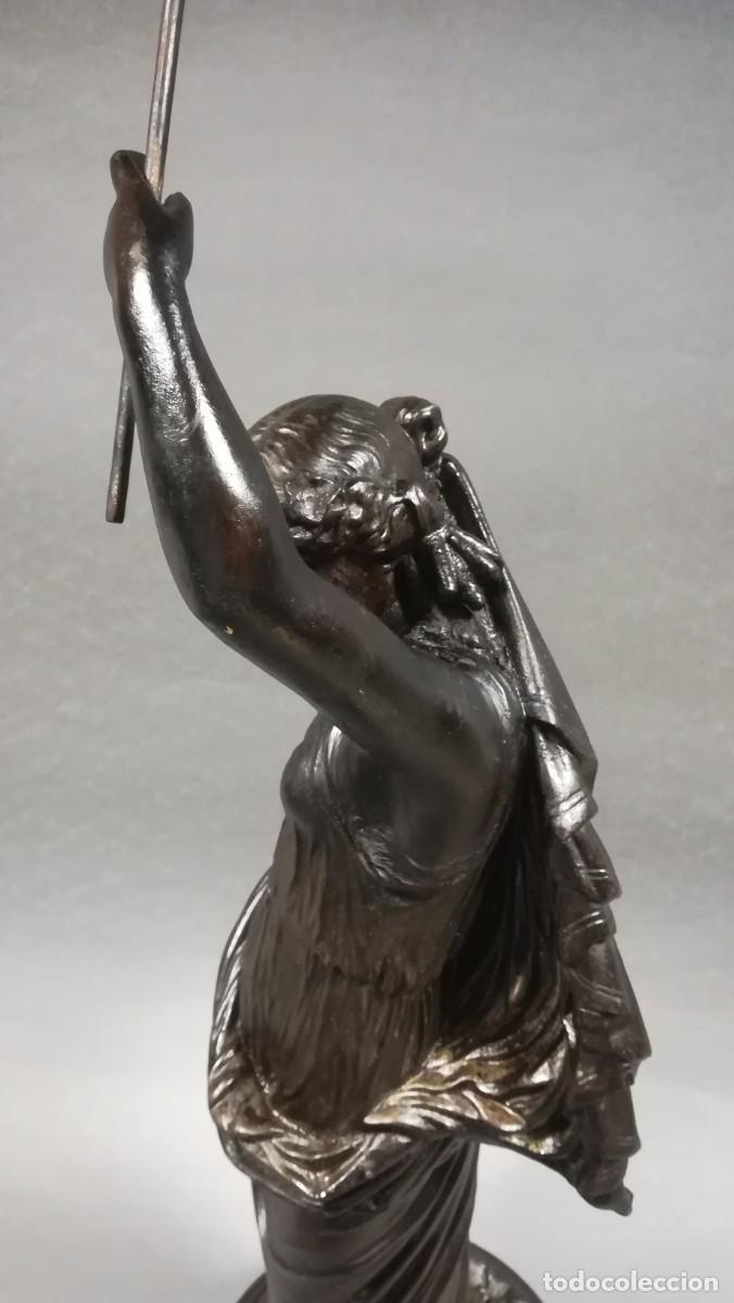 Arte: FIGURA DE CALAMINA DE UNA DAMA - Foto 6