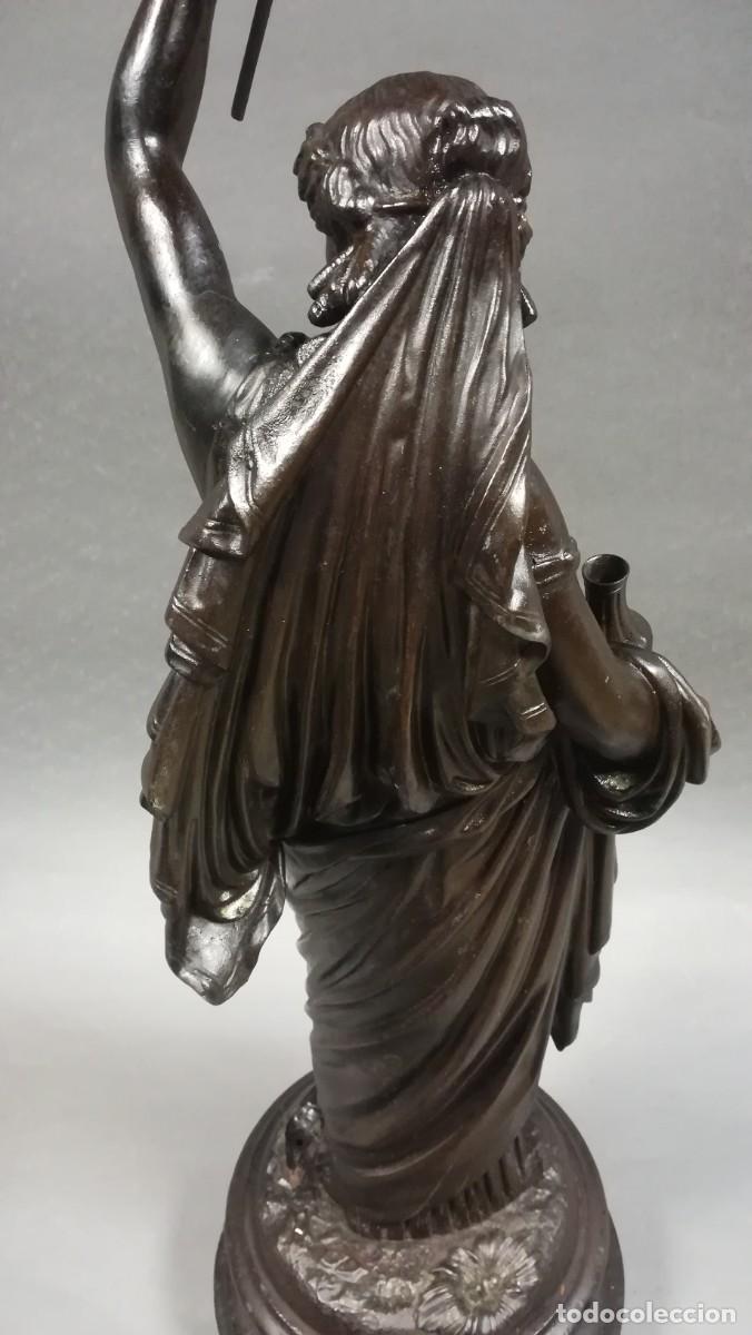 Arte: FIGURA DE CALAMINA DE UNA DAMA - Foto 9