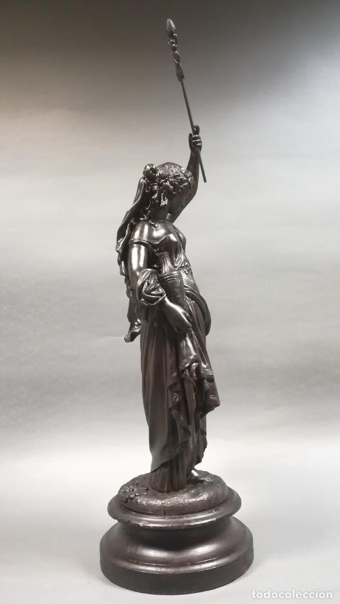 Arte: FIGURA DE CALAMINA DE UNA DAMA - Foto 10