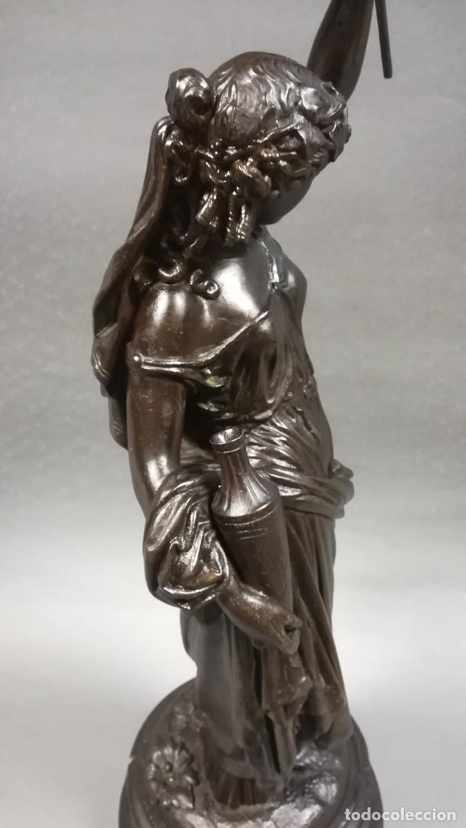 Arte: FIGURA DE CALAMINA DE UNA DAMA - Foto 11