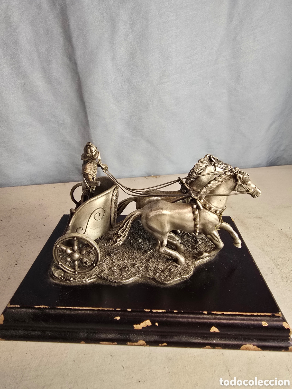Arte: Carro romano con caballos - Foto 2
