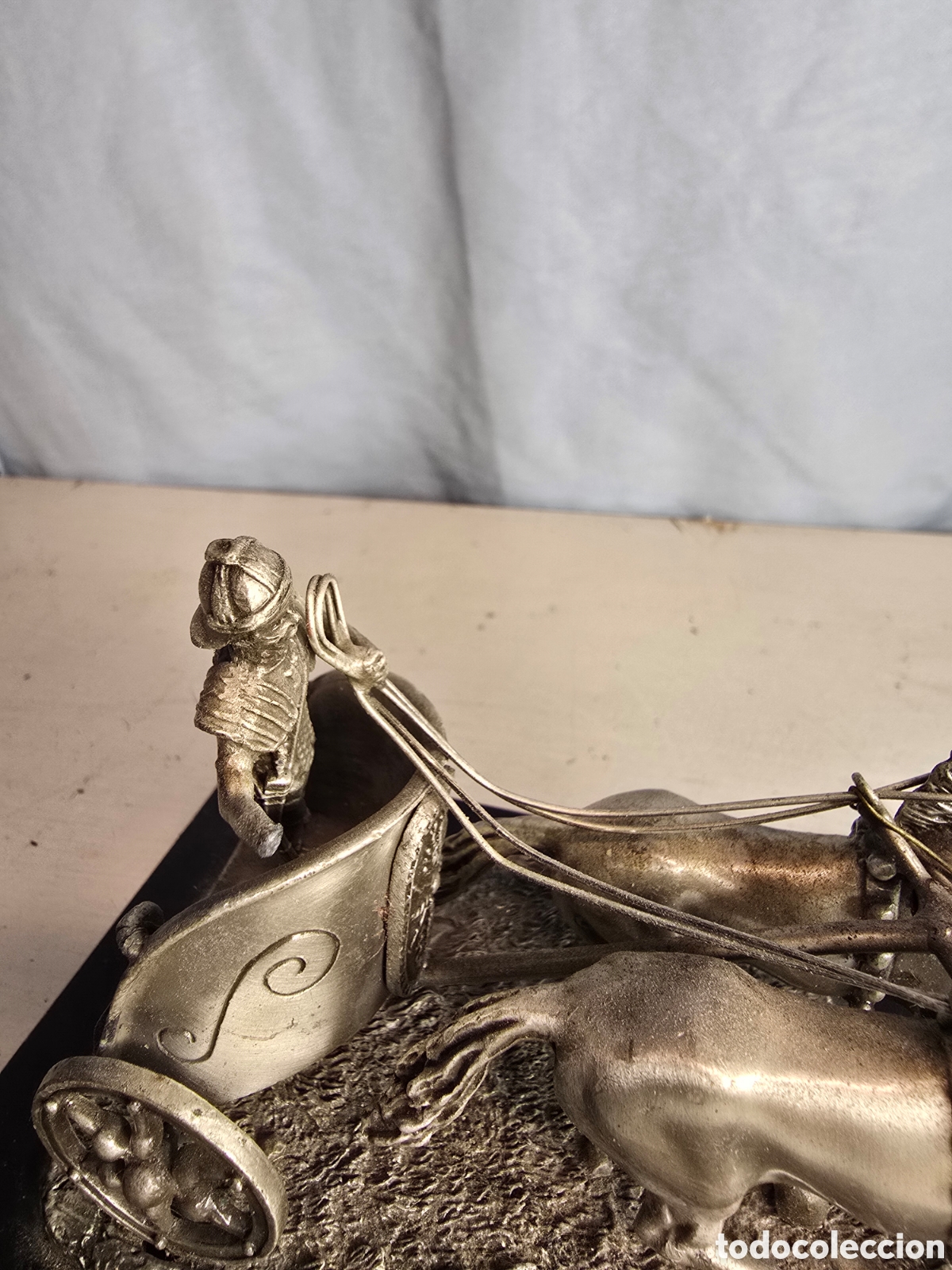 Arte: Carro romano con caballos - Foto 3