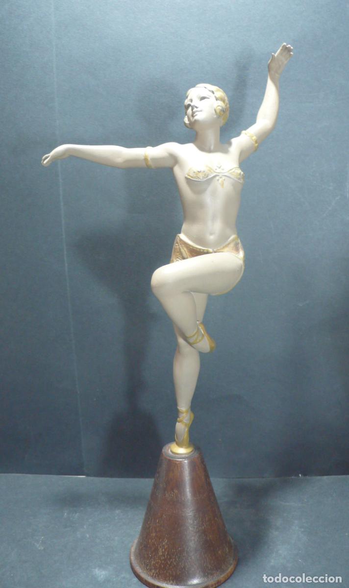Arte: ESCULTURA BAILARINA EN METAL - Foto 1