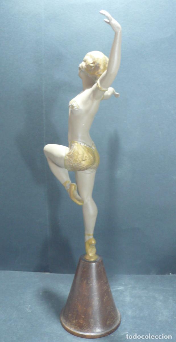 Arte: ESCULTURA BAILARINA EN METAL - Foto 2