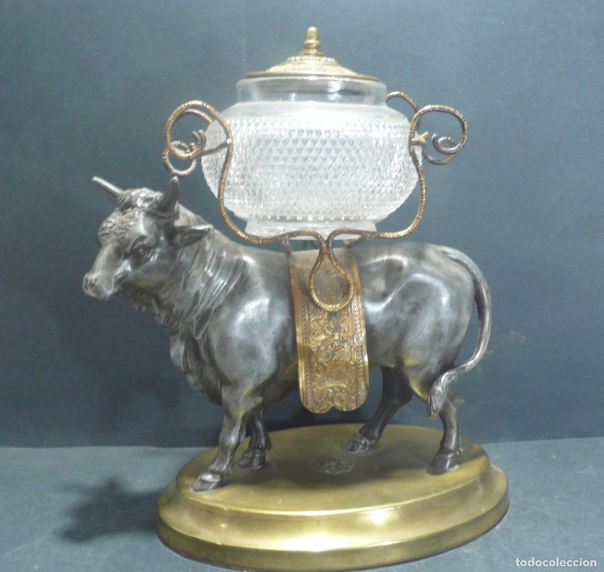 Arte: ESCULTURA DE TORO EN METAL - Foto 1