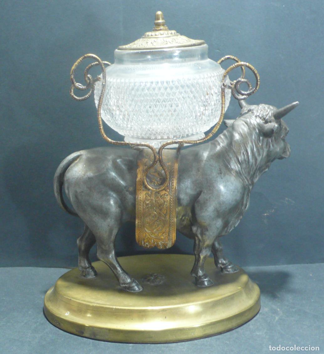 Arte: ESCULTURA DE TORO EN METAL - Foto 3