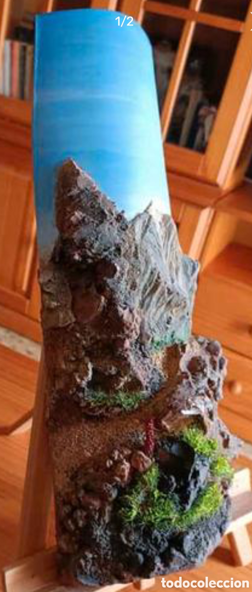 Arte: Teja canaria Teide relieve - Foto 2