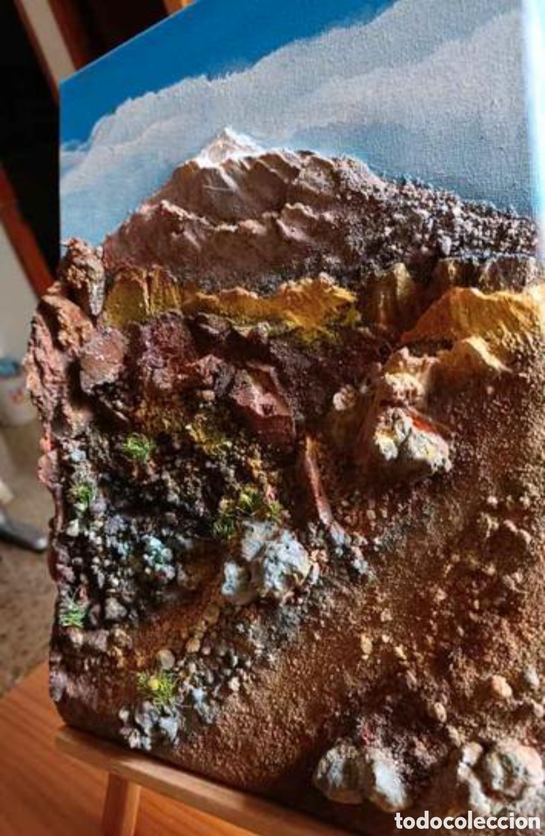 Arte: Cuadro en relieve sobre el Teide - Foto 2