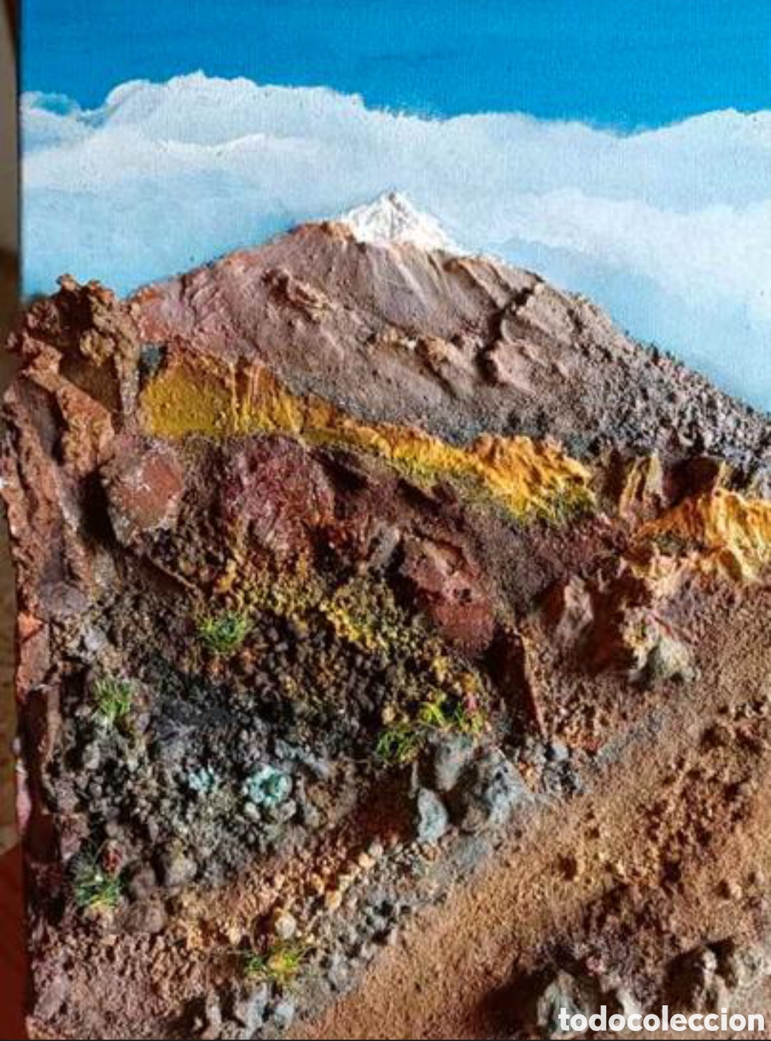 Arte: Cuadro en relieve sobre el Teide - Foto 1
