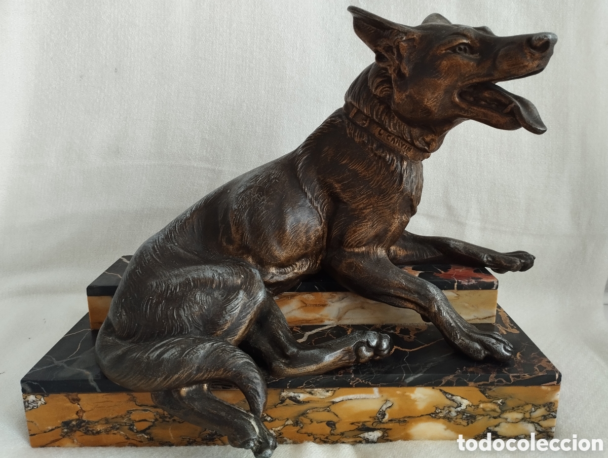 Arte: Antiguo Perro Calamina y M&aacute;rmol. - Foto 5