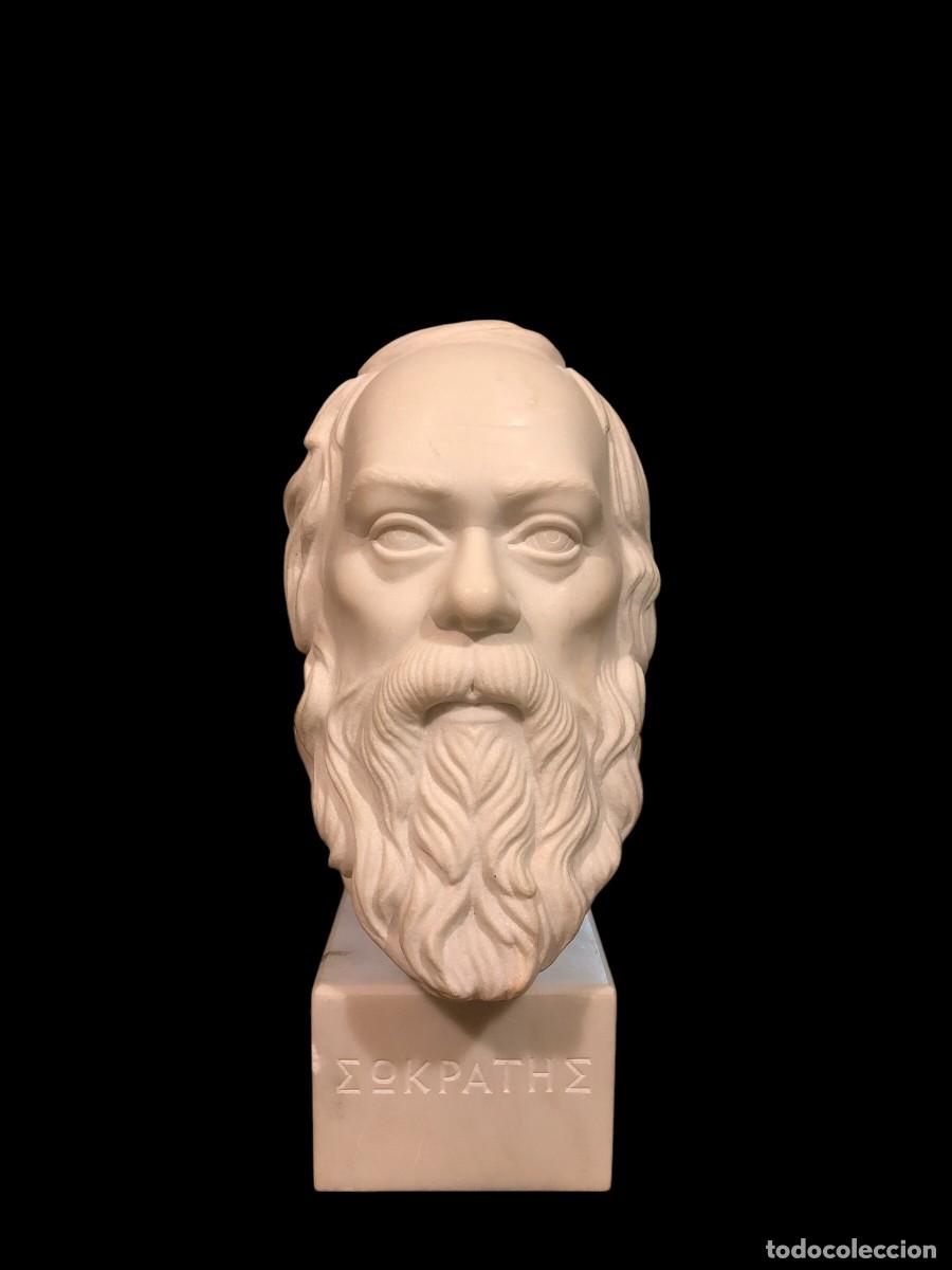 Arte: GRAN BUSTO MARMOL SOCRATES - Foto 1