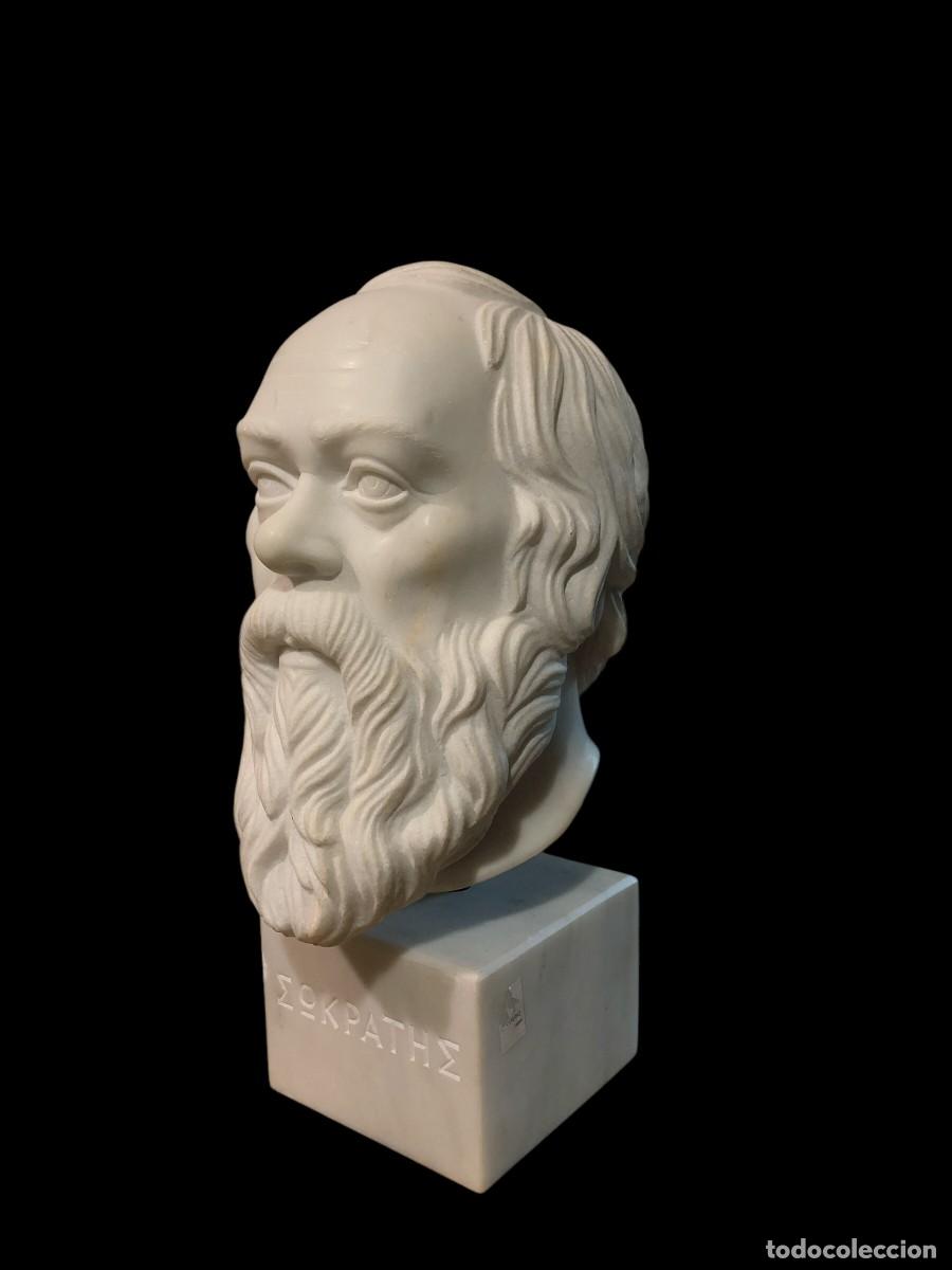 Arte: GRAN BUSTO MARMOL SOCRATES - Foto 2
