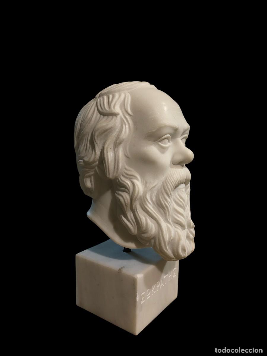 Arte: GRAN BUSTO MARMOL SOCRATES - Foto 4