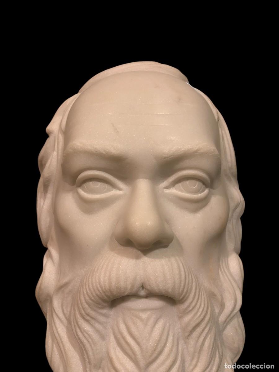 Arte: GRAN BUSTO MARMOL SOCRATES - Foto 7