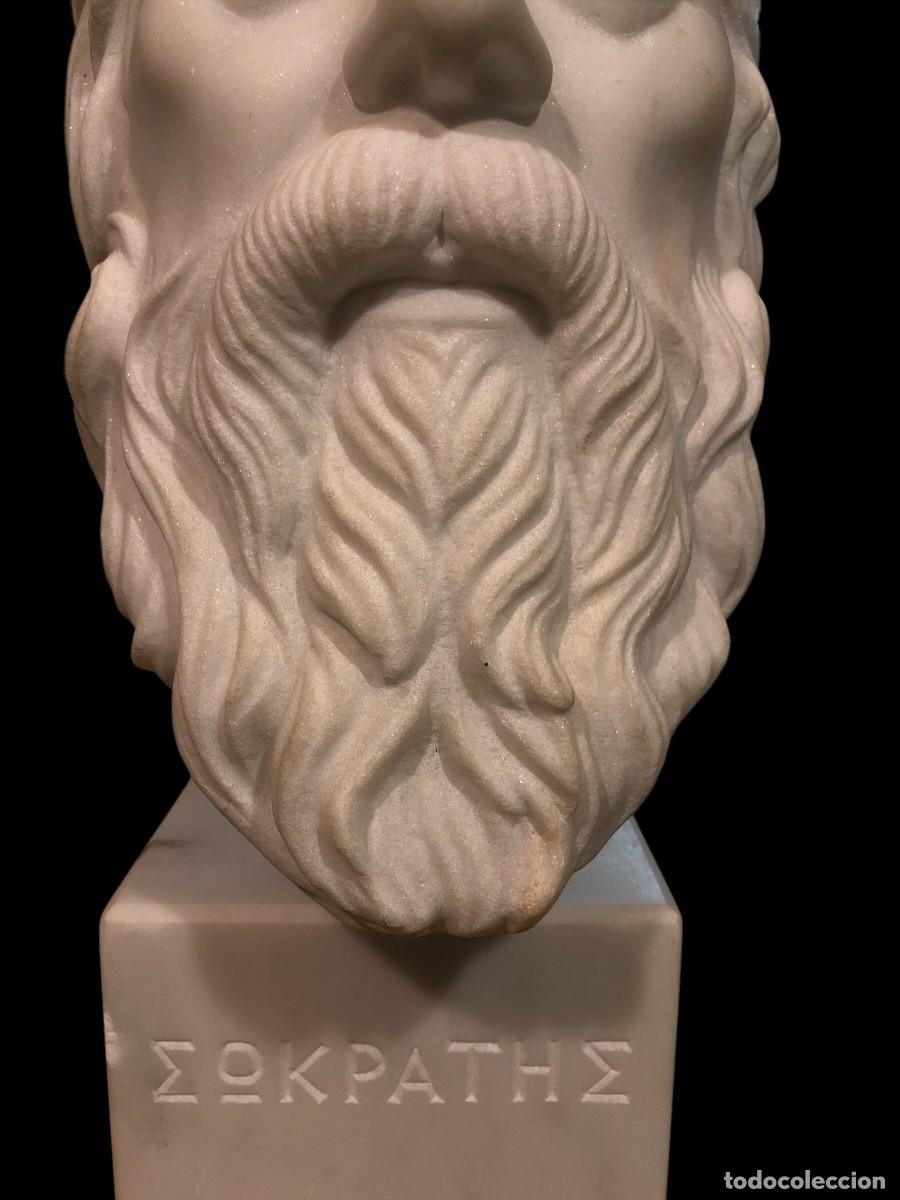 Arte: GRAN BUSTO MARMOL SOCRATES - Foto 8