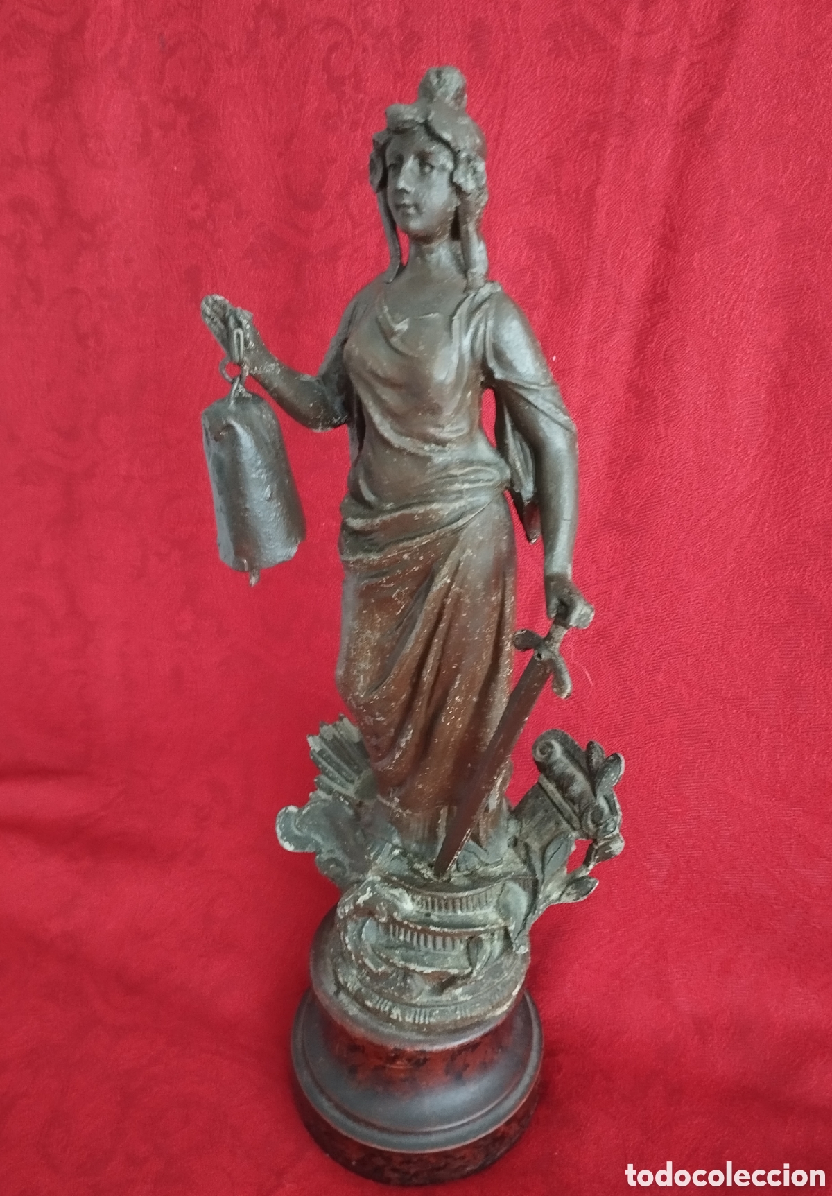 Arte: Antigua Figura Calamina. - Foto 3
