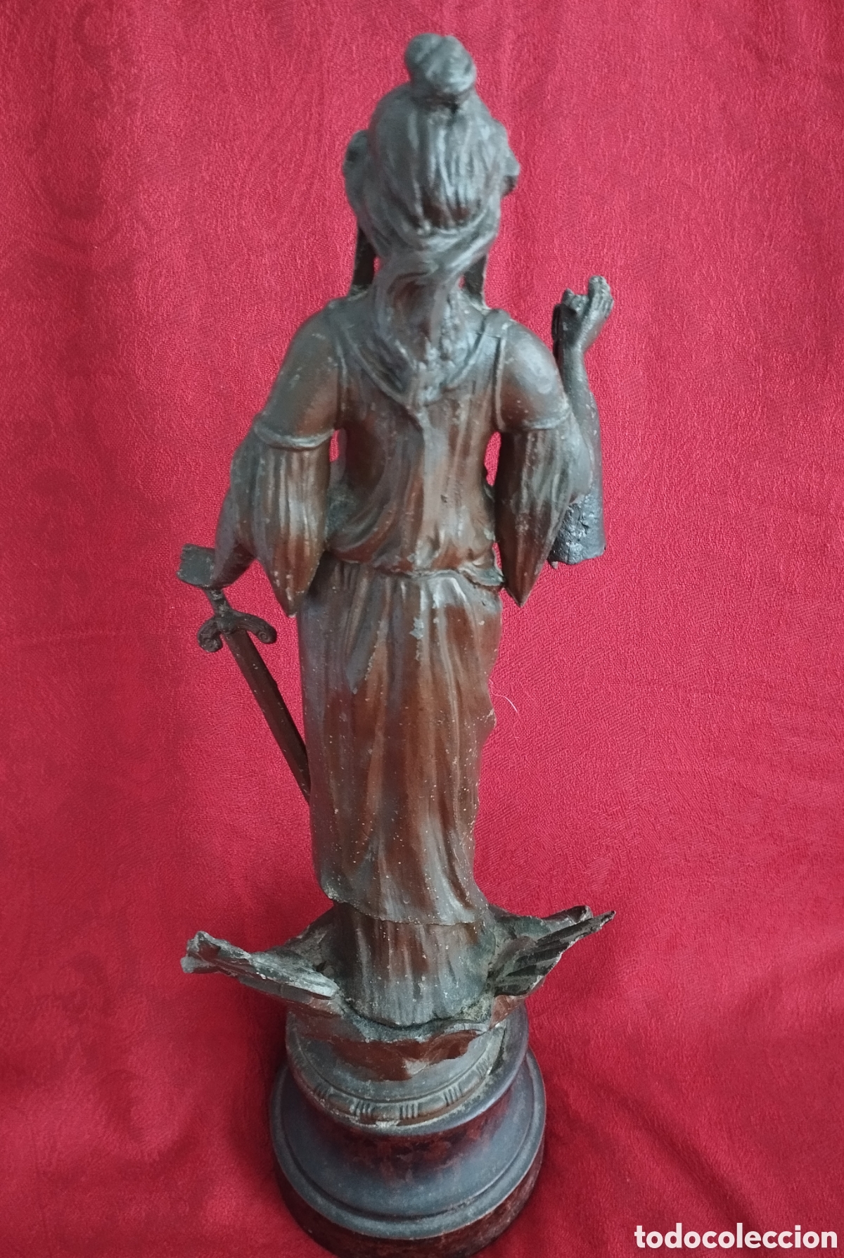 Arte: Antigua Figura Calamina. - Foto 6