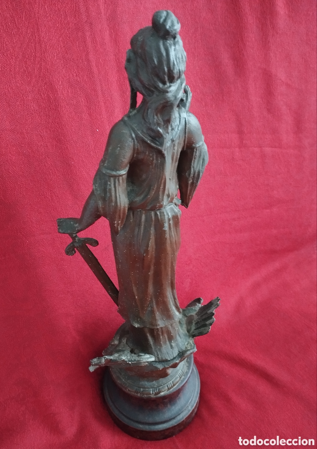 Arte: Antigua Figura Calamina. - Foto 7