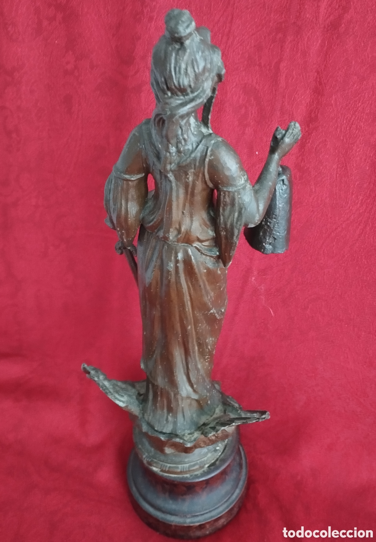 Arte: Antigua Figura Calamina. - Foto 8