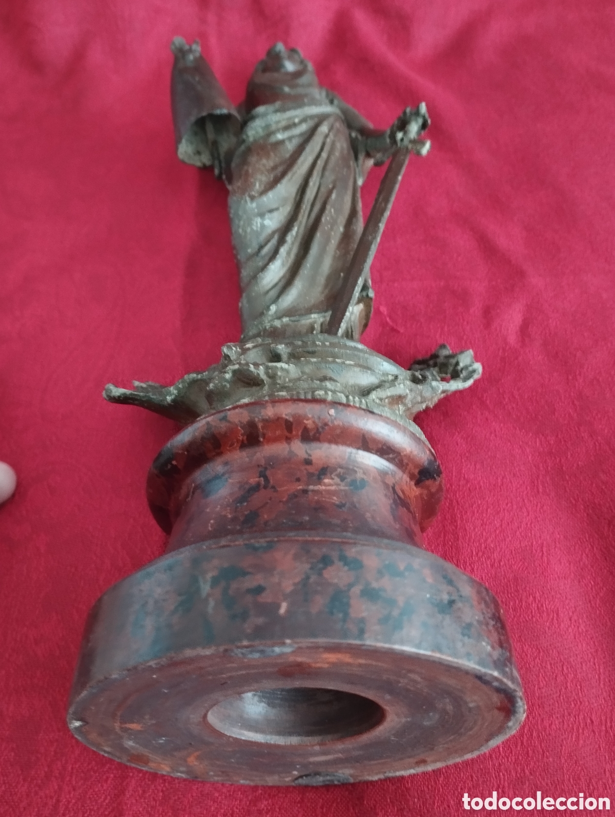 Arte: Antigua Figura Calamina. - Foto 9