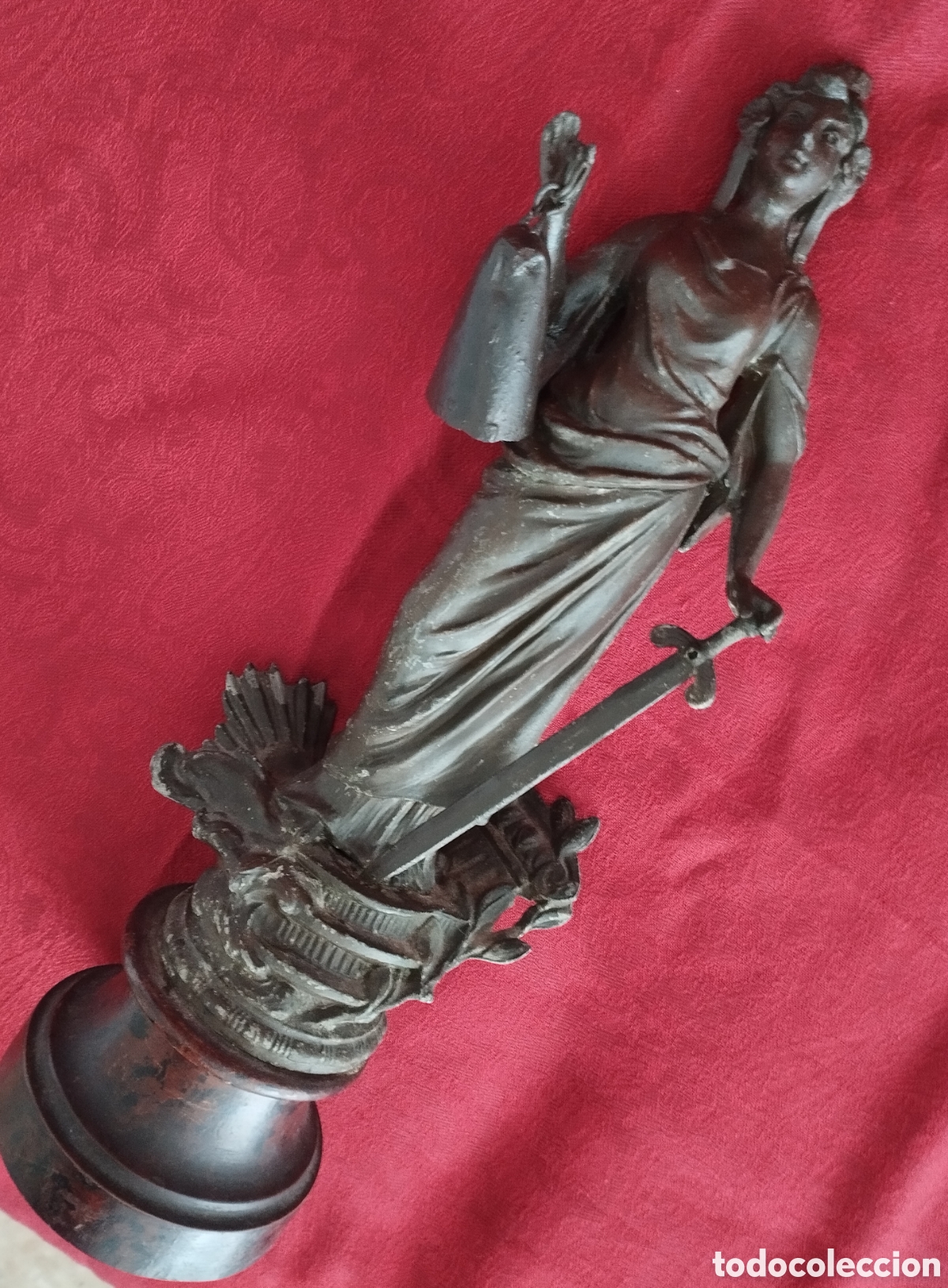Arte: Antigua Figura Calamina. - Foto 10