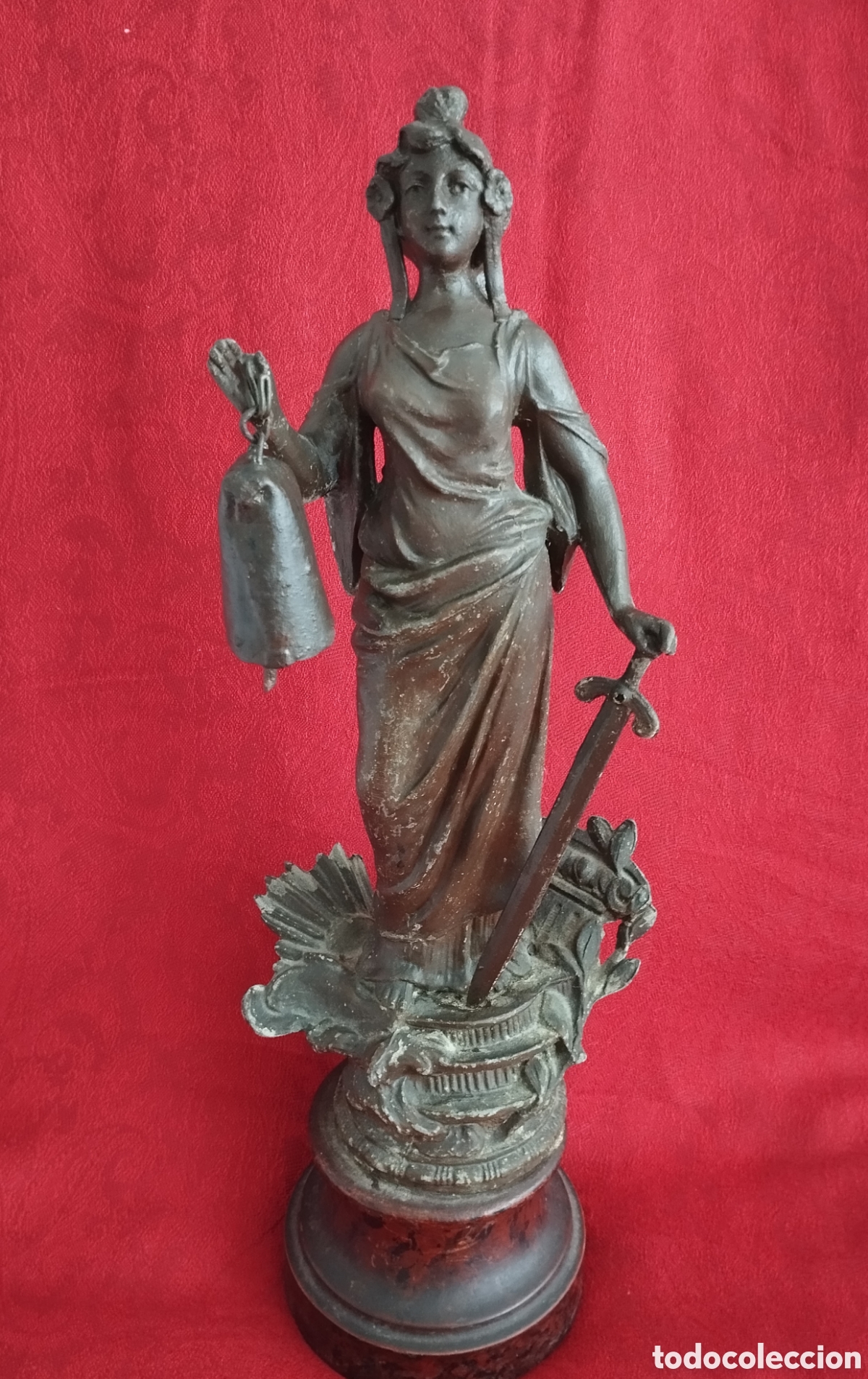 Arte: Antigua Figura Calamina. - Foto 2